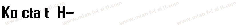 Koнctaнt ИH字体转换